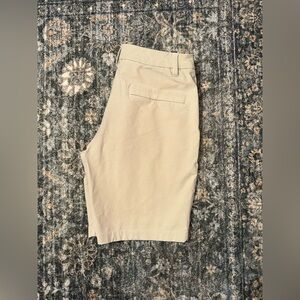 Lululemon Athletica Beige Flat Front Shorts